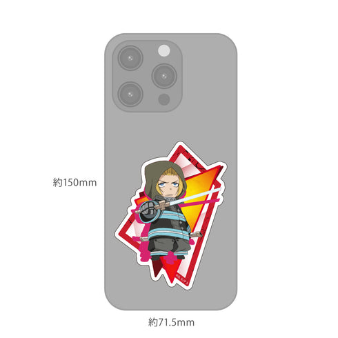 『炎炎ノ消防隊 参ノ章』ダイカットステッカー アーサー・ボイル ミニキャラ