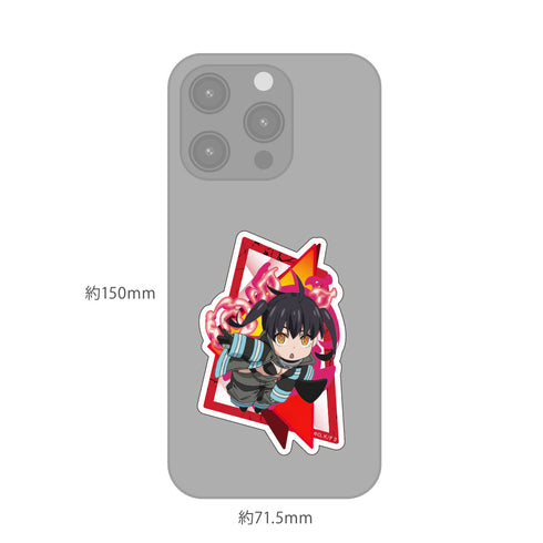 『炎炎ノ消防隊 参ノ章』ダイカットステッカー 環 古達 ミニキャラ