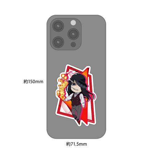 『炎炎ノ消防隊 参ノ章』ダイカットステッカー ジョーカー ミニキャラ