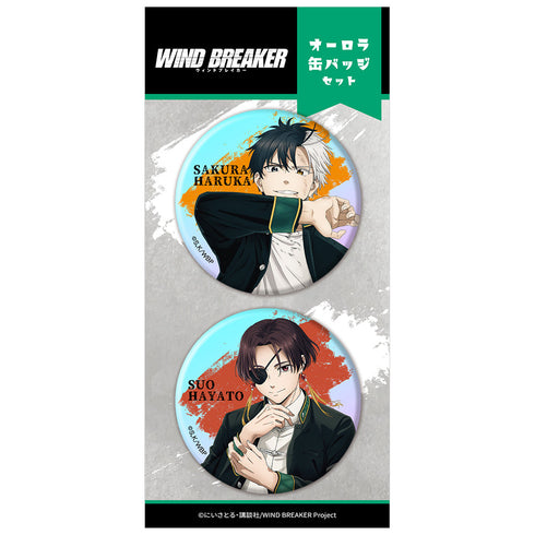 『WIND BREAKER』オーロラ缶バッジ2個セット 桜遥&蘇枋隼飛