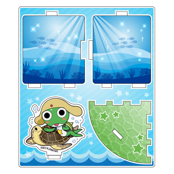 『ケロロ軍曹』スタックアクリルスタンド_ケロロ 水中遊泳ver
