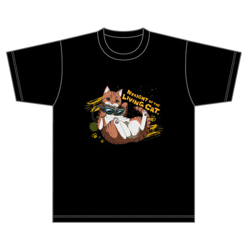 『ニャイト・オブ・ザ・リビングキャット』Tシャツ Mサイズ