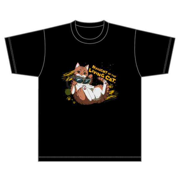 『ニャイト・オブ・ザ・リビングキャット』Tシャツ Mサイズ
