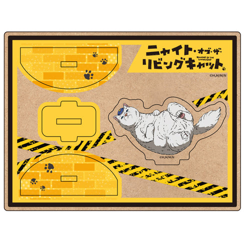 『ニャイト・オブ・ザ・リビングキャット』木製ゆらゆらキャラスタンド ヒュプノス