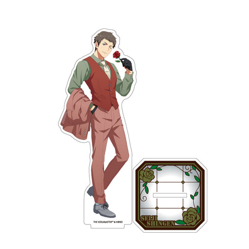 『アイドルマスター SideM』描き下ろしアクリルスタンド 信玄誠司 レトローズパーティver.