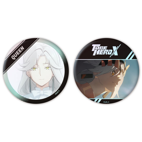 『TO BE HERO X』オーロラ缶バッジ2個セット クイーン