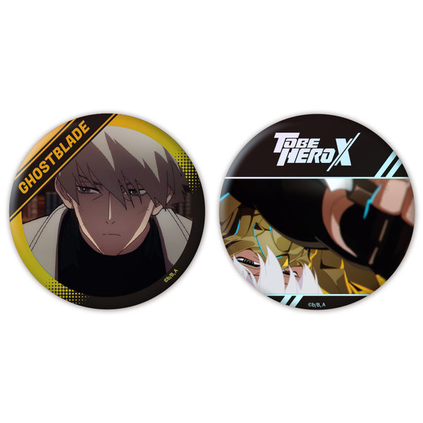 『TO BE HERO X』オーロラ缶バッジ2個セット 黙殺