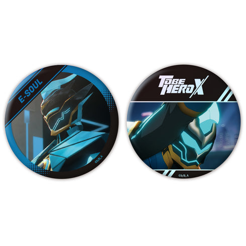 『TO BE HERO X』オーロラ缶バッジ2個セット 魂電(ヤン・チョン)