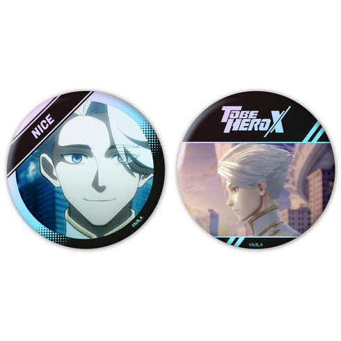 『TO BE HERO X』オーロラ缶バッジ2個セット ナイス