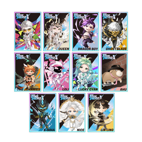 『TO BE HERO X』ステータス風トレーディングオーロラアクリルカード【BOX】