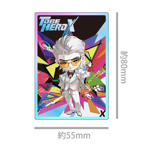 『TO BE HERO X』ステータス風トレーディングオーロラアクリルカード【BOX】