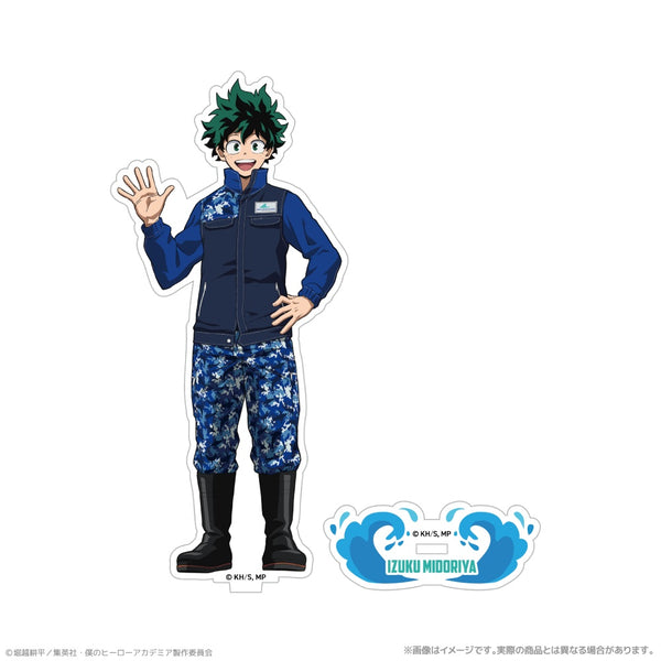 《我的英雄学院》全新绘制亚克力立牌_绿谷出久 与海洋生物们一起PLUS ULTRA
