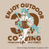 『初音ミク』初音ミク OUTDOOR COOKING Tシャツ