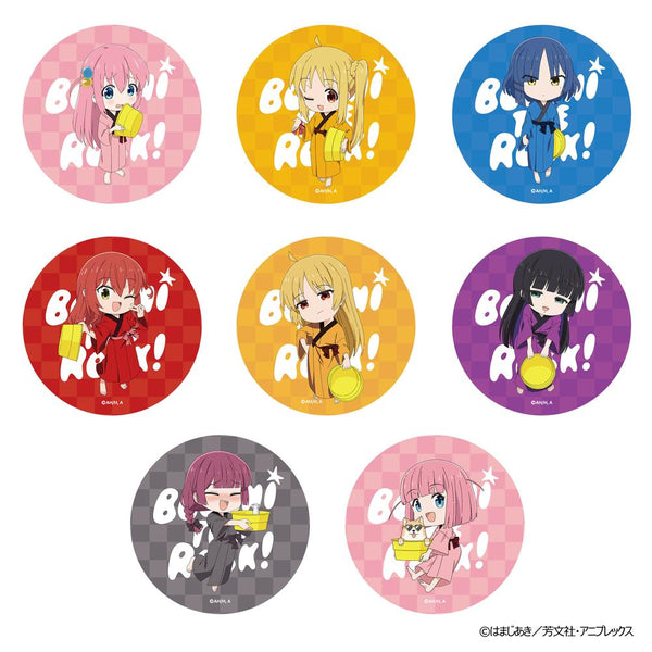『ぼっち・ざ・ろっく!』浴衣で温泉 ランダム缶バッジ(全8種)