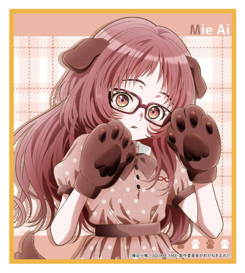 『好きな子がめがねを忘れた』描き下ろしミニ色紙 三重あい verA