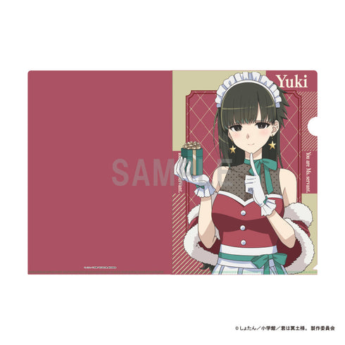 『君は冥土様。』クリアファイル 雪 サンタメイドver