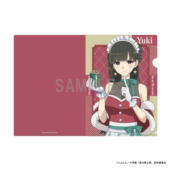 『君は冥土様。』クリアファイル 雪 サンタメイドver