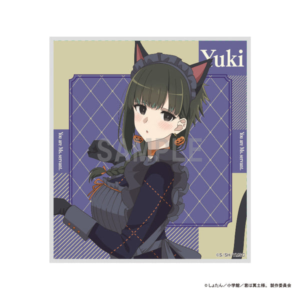 『君は冥土様。』ミニ色紙 雪 ハロウィン猫メイドver