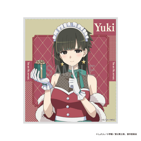 『君は冥土様。』ミニ色紙 雪 サンタメイドver