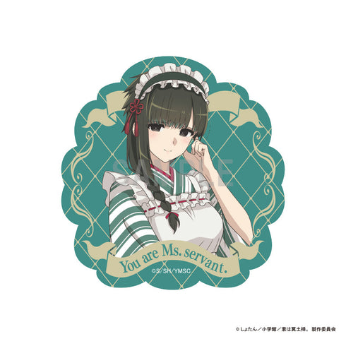 『君は冥土様。』ダイカットステッカー 雪 和装メイドver