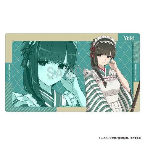 『君は冥土様。』ラバーマット 雪 和装メイドver