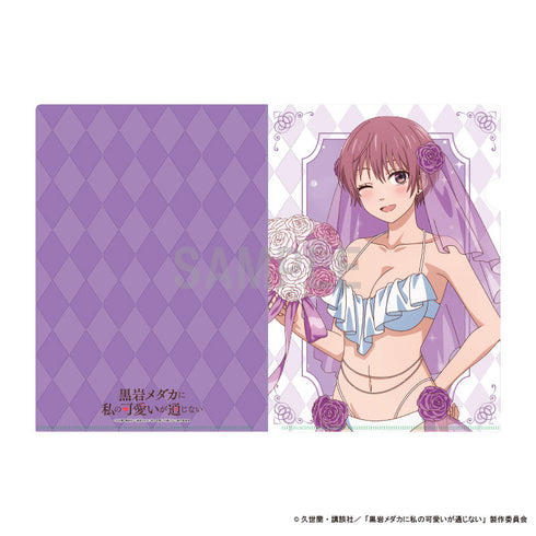 『黒岩メダカに私の可愛いが通じない』クリアファイル 難波朋 水着ウエディングver