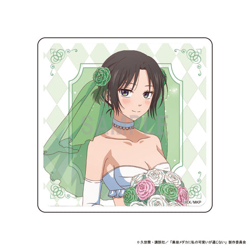 『黒岩メダカに私の可愛いが通じない』アクリルコースター 湘南旭 水着ウエディングver