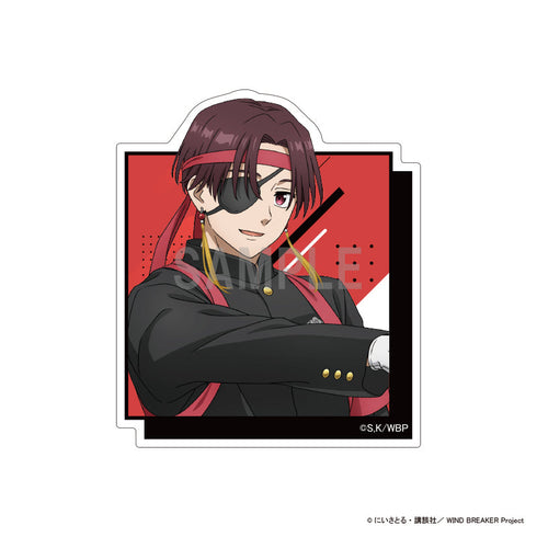 『WIND BREAKER』ダイカットステッカー 蘇枋 隼飛 応援団ver