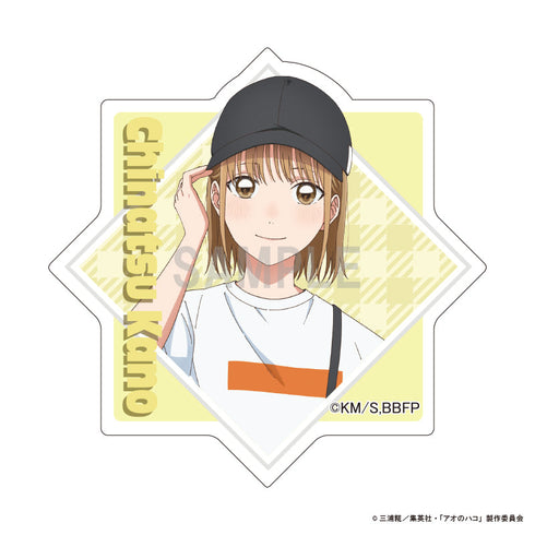 『アオのハコ』アクリルマグネット 鹿野 千夏 デニムコーデver