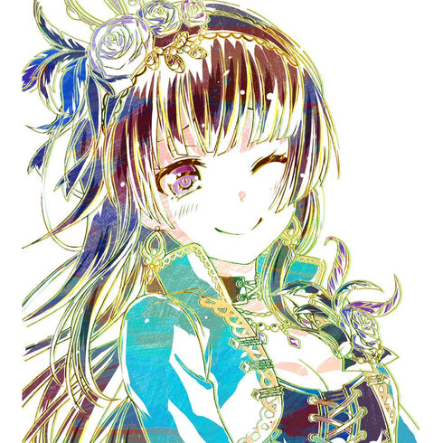 『BanG Dream! ガールズバンドパーティ!』Ani-Art フルグラフィックTシャツ 白金燐子 (Roselia)ユニセックス【202501再販】