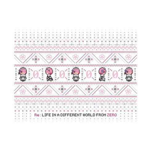 『Re:ゼロから始める異世界生活』ノルディックデザインTシャツ(ラム)レディース【202503再販】