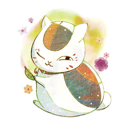 『夏目友人帳』Ani-Art Tシャツ(ニャンコ先生)レディース【202602再販】