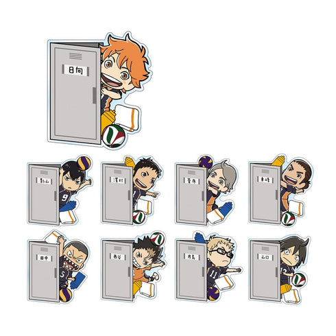 『ハイキュー!!』トレーディング ロッカーからひょっこり アクリルマグネット Ver.A(単位/BOX)【202506再販】