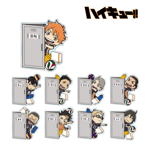 『ハイキュー!!』トレーディング ロッカーからひょっこり アクリルマグネット Ver.A(単位/BOX)【202506再販】
