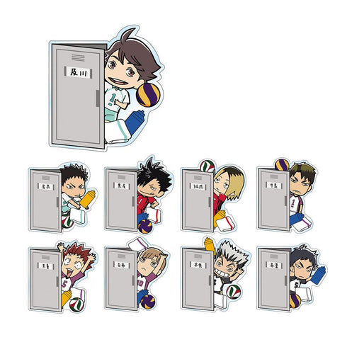 『ハイキュー!!』トレーディング ロッカーからひょっこり アクリルマグネット Ver.B(単位/BOX)【202506再販】