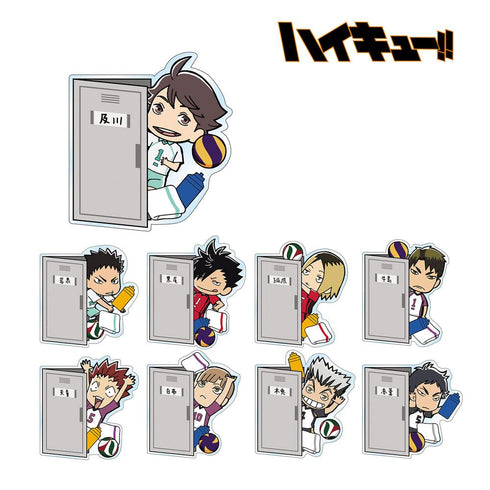『ハイキュー!!』トレーディング ロッカーからひょっこり アクリルマグネット Ver.B(単位/BOX)【202506再販】