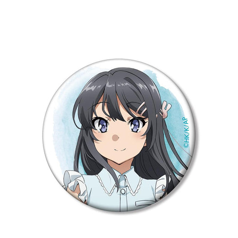 『青春ブタ野郎はバニーガール先輩の夢を見ない』描き下ろしイラスト 桜島麻衣 缶バッジ【202503再販】