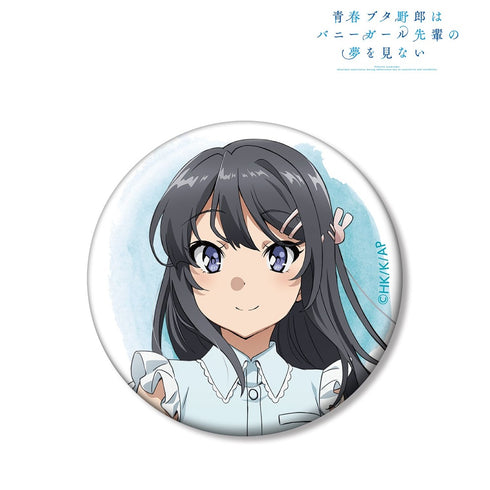 『青春ブタ野郎はバニーガール先輩の夢を見ない』描き下ろしイラスト 桜島麻衣 缶バッジ【202610再販】