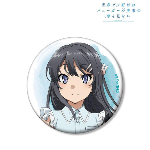 『青春ブタ野郎はバニーガール先輩の夢を見ない』描き下ろしイラスト 桜島麻衣 缶バッジ【202604再販】