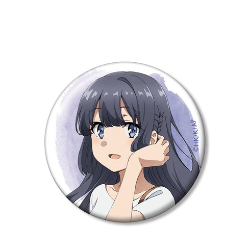 『青春ブタ野郎はバニーガール先輩の夢を見ない』描き下ろしイラスト 牧之原翔子 缶バッジ【202406再販】