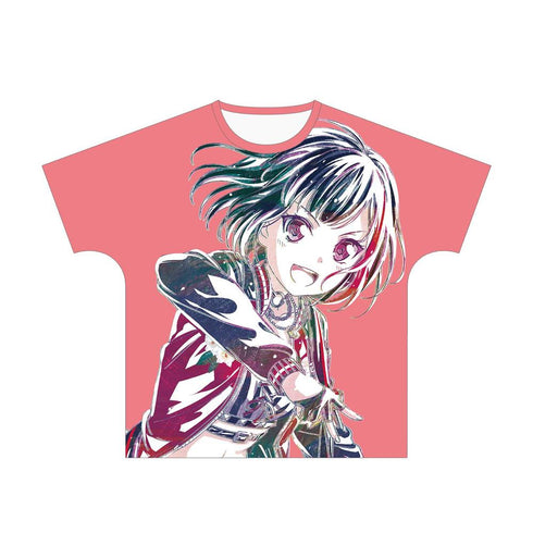 『BanG Dream! ガールズバンドパーティ!』美竹蘭 Ani-Art フルグラフィックTシャツ vol.2ユニセックス【202609再販】