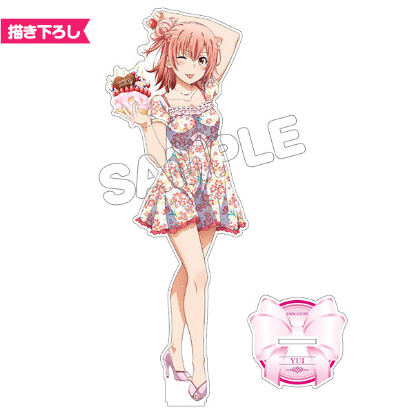 『やはり俺の青春ラブコメはまちがっている。完』アクリルフィギュアL 由比ヶ浜結衣お花柄【202606再販】