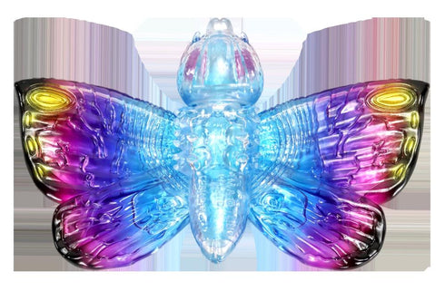 『ゴジラシリーズ』CCP ミドルサイズシリーズ ゴジラEX 【第6弾】 モスラ (1992) クリアブルーピンク Ver.【202512再販】