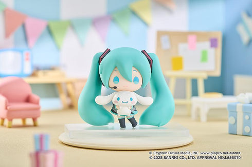 『初音ミク×シナモロール』トレーディングフィギュア 初音ミク×シナモロール【BOX】