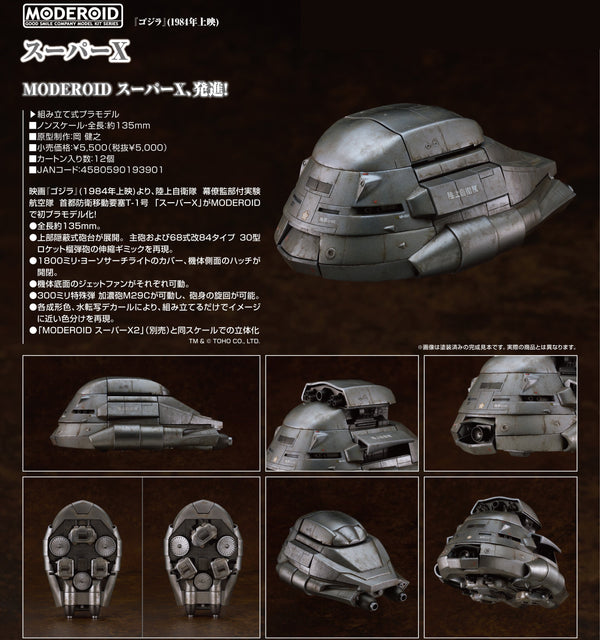 『ゴジラ(1984)』MODEROID スーパーX