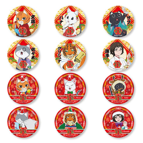 『ラーメン赤猫』ラーメン赤猫-ニャンて素敵なラーメン店- トレーディング缶バッジ【BOX】