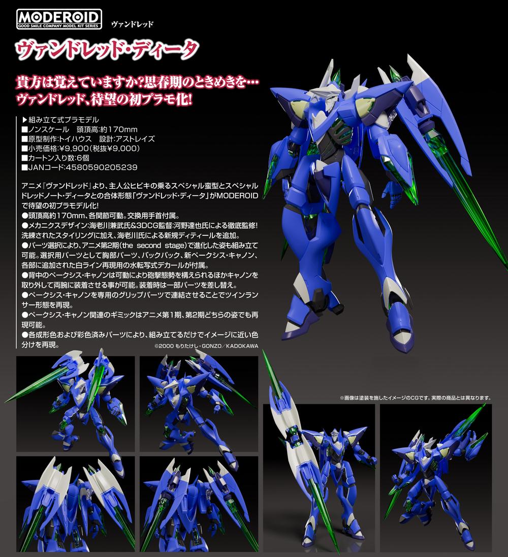 MODEROID ヴァンドレッド ヴァンドレッド・ディータ 未開封 ヴァンドレッド』MODEROID ヴァンドレッド・ディータ – Anime Store JP