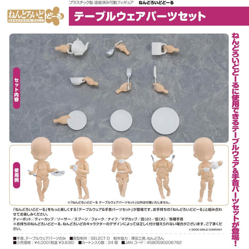 『ねんどろいどどーる』テーブルウェアパーツセット