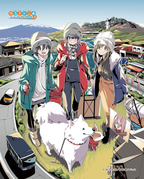 『ゆるキャン△ SEASON3』12巻表紙 ウッドボード