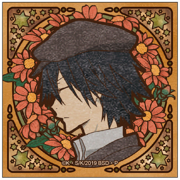 『文豪ストレイドッグス』アールヌーボーシリーズ スクエア缶バッジ 江戸川乱歩【202505再販】